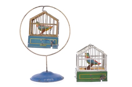 Bird and Cage Penny Toy Set of 2, Germany