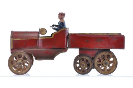 Schieble No 52 Auto Truck in Pressed Steel