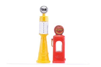 Set of Gas Pump Toys