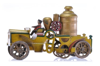 Scheible No. 3 Fire Engine Pressed Steel Toy