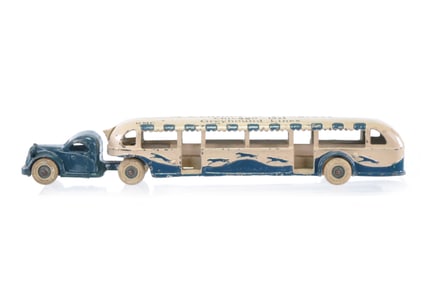 Largest Arcade Toys Century of Progress Greyhound with Trailer Bus