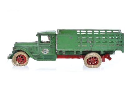 Arcade Toys International Stake Truck in Cast Iron