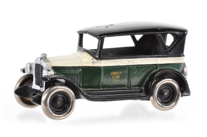 Green Taxi Cast Iron Top up Touring Car by Ironman