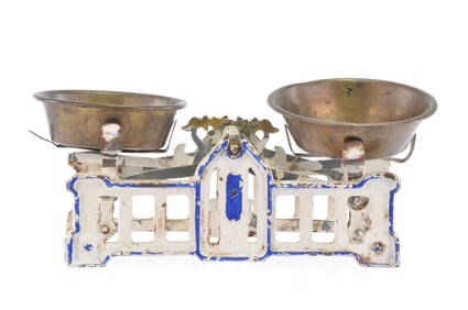 German Cast and Metal Scale in White