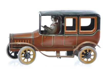 Brown Bing Tin Windup Limousine