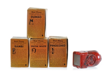 Disney Craftsmen's Guild Films in Color w/Kids Viewer, Snow White, Bambi, Dumbo, Etc. Boxed