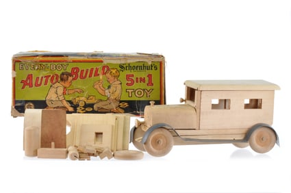 Schoenhut Auto-Build Five-In-One Car Maker Set