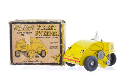 Ny-Lint Toys Street Sweeper with Box, Steel Toy