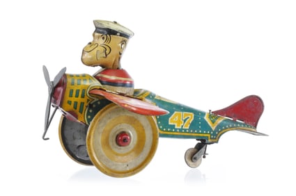 Popeye The Pilot Tin Windup by Marx Toys
