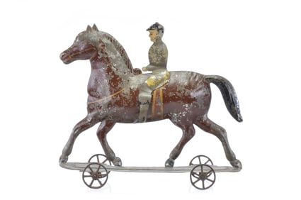 American Tin Horse With Jockey, James Fallows