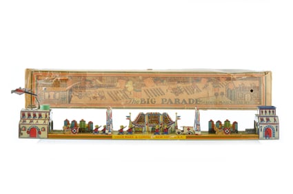 Beautiful Boxed Marx Big Parade Tin Windup
