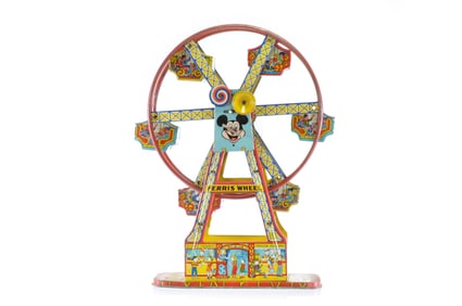 Mickey Mouse Ferris Wheel by J. Chein Tin Toys