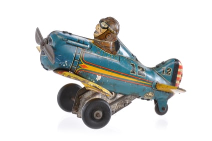 Erie Prototype Marx #12 Tin Airplane