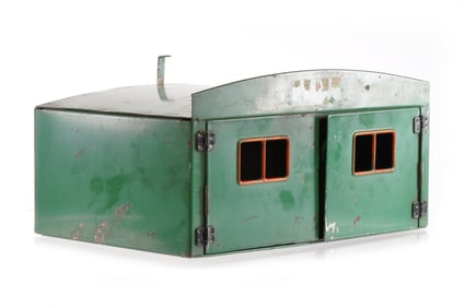 Buddy L Green Steel Airplane Hanger