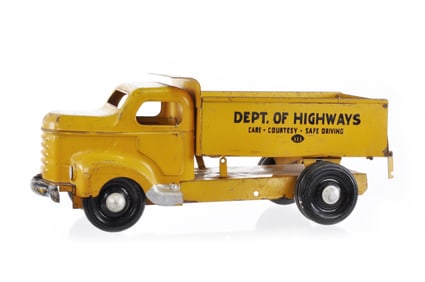 Yellow Minitoy Steel Highway Truck No 223