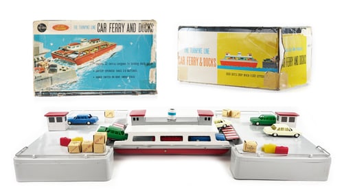 Sears Exclusive Car Ferry And Docks Tin Toy