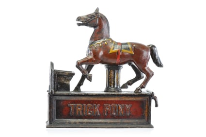 Shepard Hardware Co. Cast Iron Trick Pony Mechanical Bank