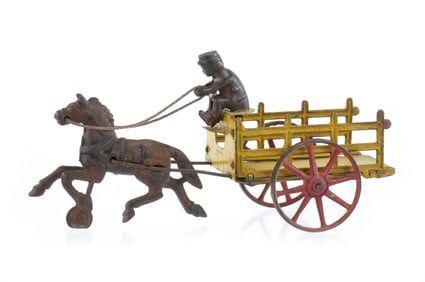 Hubley Stake Wagon with Horses