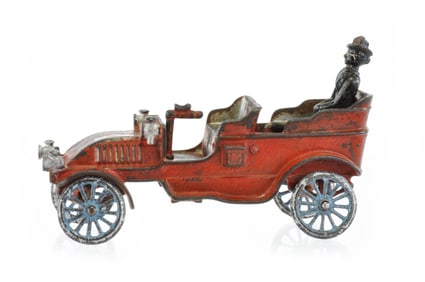 Jones & Bixler Red Devil with Tiller and Lady