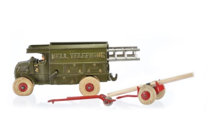 Extra Large Hubley Bell Telephone Truck