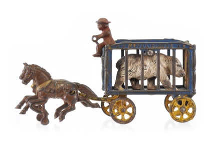 Hubley Royal Circus Wagon with Two Horses