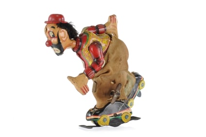 T.P.S. Tin Skating Clown Windup, Japan