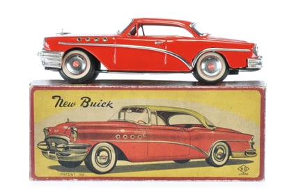 Buick Roadmaster Tin Car by Yoshiya (KO) of Japan Boxed
