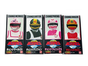 Changeman Chogokin Ranger Set of GC-24 Diecast Toys