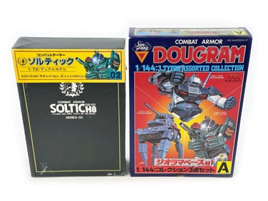 SOLTIC and Dougram Robot Sets by Takara