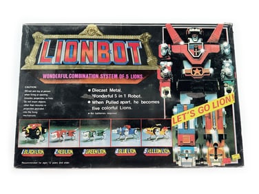 Lionbot Transforming Diecast Toy with Box
