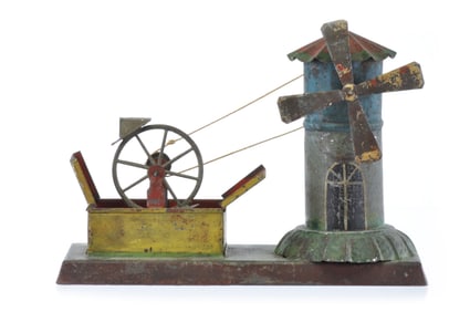 German Tin Windmill and Water Mill
