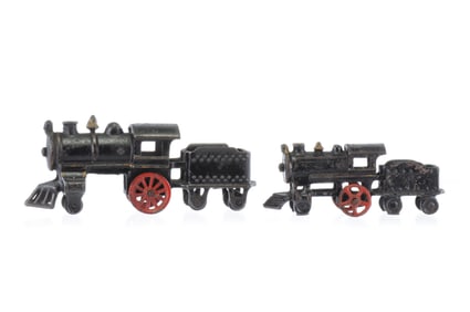 Hubley Set of Cast Iron Trains