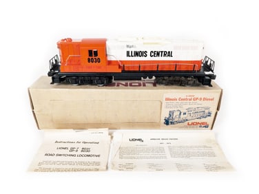 Lionel Illinois Central GP-9 Diesel Engine 6-8030 MIB