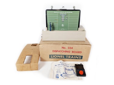 Lionel 334 Dispatching Board Station in Original Box