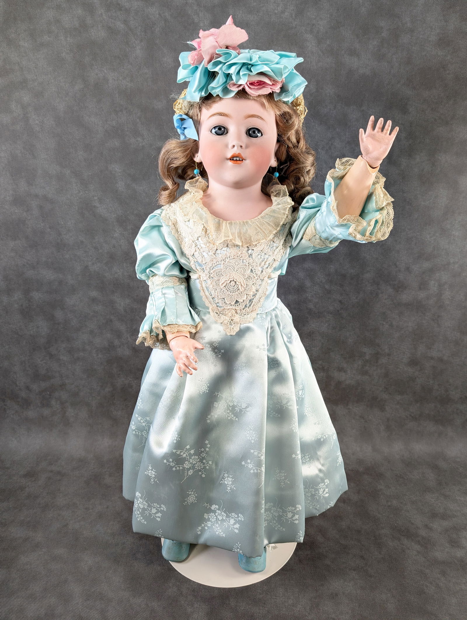 24" Simon & Halbig S&H 1250 Bisque Head Doll Germany