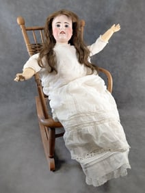 31" Gebruder Kuhnlenz German Bisque Head Doll 41-35
