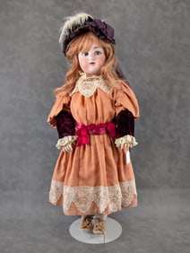 28" Fabulous K*R Simon & Halbig Flirty Eye Bisque Head Doll Germany