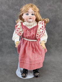 13 1/2" JDK Kestner 143 Bisque Head German Doll