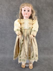 24" Hamburger & Co Viola Antique German Bisque Head Doll