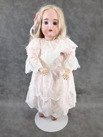 22" K R 11 Antique German Bisque Head Doll
