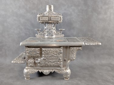 Antique Eagle Lancaster Brand Cast Iron Toy Salesman Sample Stove