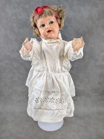 20" K & R Flirty Celluloid Character Doll 728