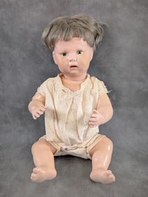 15" Antique Schoenhut Nature Baby Doll