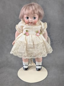 Antique All Bisque Sid Glancing Googly Eyed 6 1/2 Doll 54 310
