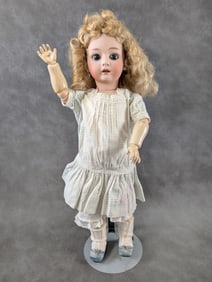German Gebruder Heubach 8192 Bisque Head Child Doll Sleep Eyes