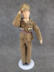 19" Freundlich Composition WWII General MacArthur Doll