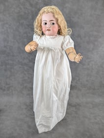 28" Antique German Bisque Head Doll Simon Halbig 1039 DEP