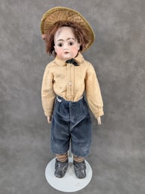 17" Antique Kestner 148 Kid Leather Body Doll