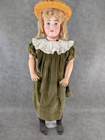 Beautiful 31" Kestner Antique German Bisque Head Doll
