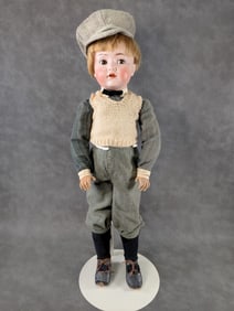 Amazing Flirty Boy Mein Liebling K & R 117N 22" Antique German Doll